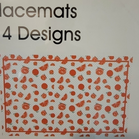 G! Fruity Paper Placemats Lemons Limes Oranges Cherries 4 designs Shower T40 - Picture 4 of 8